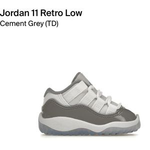Jordan 11 Retro Low Cement Grey (TD)